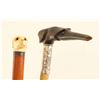 Image 1 : Lot of (2) Dog Head Canes