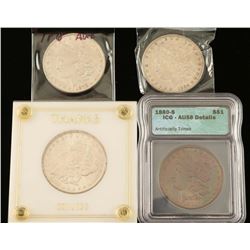 Lot of 4 Morgan Silver Dollars