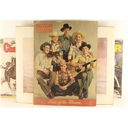 Lot of (6) Western Prints