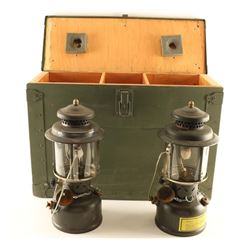 Lot of (2) US Military Lanterns