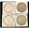 Image 2 : Lot of 4 Morgan Silver Dollars