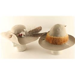 Lot of (2) Mountain Men Hats