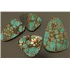 Image 2 : Lot of 4 Turquoise Stones