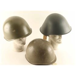 Lot of (3) Helmets