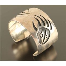 Hopi Bear Paw Print Cuff