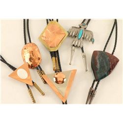 Lot of (6) Ladies Bolo Ties