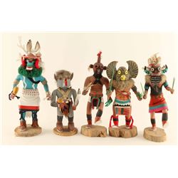 Lot of (5) Kachinas