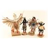 Image 2 : Lot of (4) Kachinas