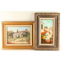 Lot of (2) Oil on Canvas