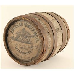 American Powder Mills Gunpowder Barrel