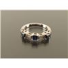 Image 1 : Ladies Sapphire and Diamond Ring Size 6.75