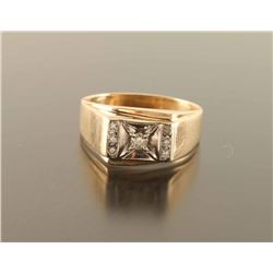 Mens Diamond Ring Set