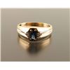 Image 1 : Unisex Sapphire and Diamond Ring Set