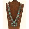 Image 1 : Navajo Turquoise Squash Blossom