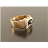 Image 2 : Mens Diamond and Cat Eye Ring Set