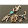 Image 2 : Lot of (3) Native American Pendants