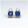 Image 1 : Amazing Ceylon color Blue Sapphire and Diamond