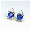 Image 3 : Amazing Ceylon color Blue Sapphire and Diamond