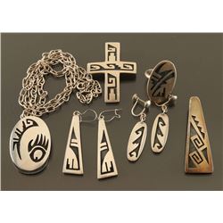 Lot of Hopi Sterling Jewelry