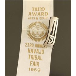 Hopi Sterling Hair Clip