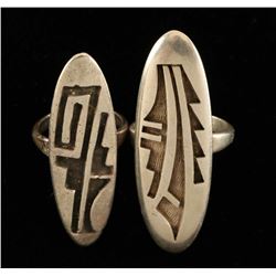 Lot of 2 Hopi Rings