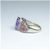 Image 4 : Beautiful Amethyst, Pink and Diamond Ring
