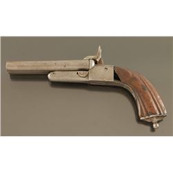 Belgian Double Barrel Percussion Pistol