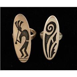 Lot of 2 Hopi Rings