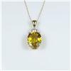 Image 1 : Beautiful Intense Yellow Sapphire and Diamond