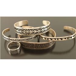 Hopi Silversmith Cyrus Josytewa Jr Lot