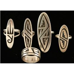 Lot of Native 5 Rings