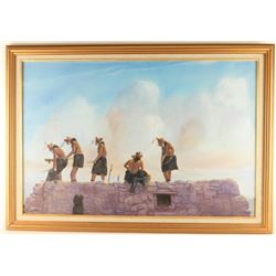 Original Oil on Canvas by Dixon