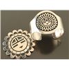 Image 2 : Hopi Sunface Cuff & Pin Set