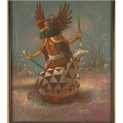 Oil on Canvas by Robert Yelowhair