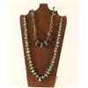 Image 1 : Lot of 2 Turquoise Beaded Necklaces