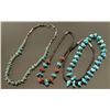 Image 2 : Lot of 3 Turquoise Beaded Necklaces