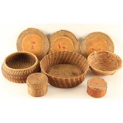 Lot of (7) Baskets