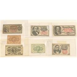 Lot of US Fractional Currency