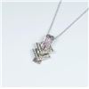 Image 1 : Art Deco Style Pink Sapphire and Diamond
