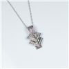 Image 2 : Art Deco Style Pink Sapphire and Diamond