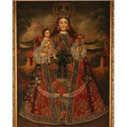 Original oil of Madonna