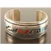 Image 1 : Hopi Inlaid Sterling Cuff