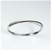 Image 2 : Stylish White and Black Diamond Bangle