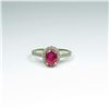 Image 1 : Classic Vintage Style Ruby and Diamond Ring