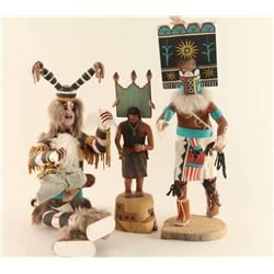 Lot of (3) Kachinas
