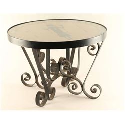 Indian Sand Painting Side Table