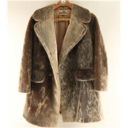 Vintage Leopard Seal Skin Coat