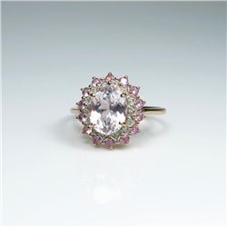 Lovely Morganite, Pink Tourmaline & Diamond