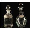 Image 1 : Lot of (2) Glass Liquor Decanters