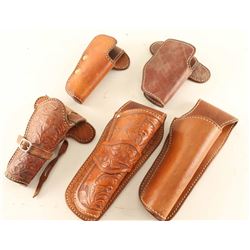 Lot of (5) Leather Holsters
